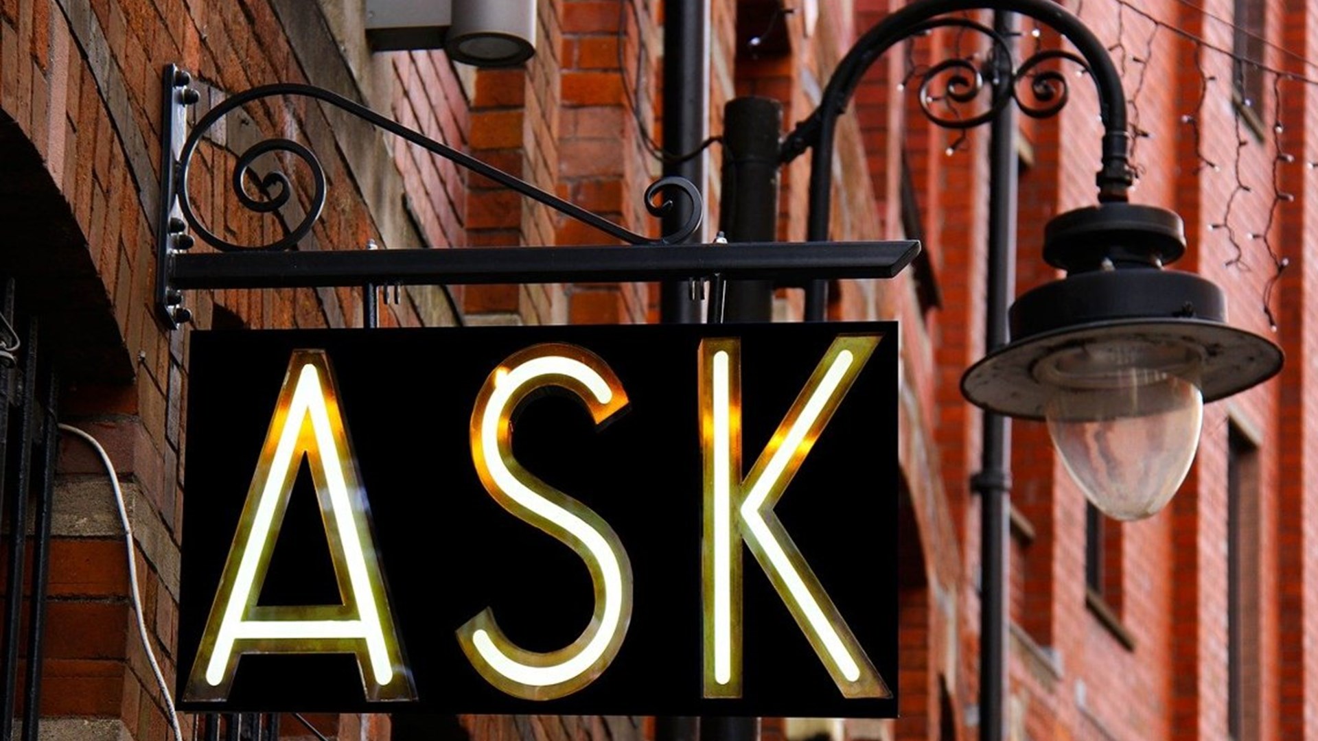 You don't always have to know the answers - just ask much, much better questions