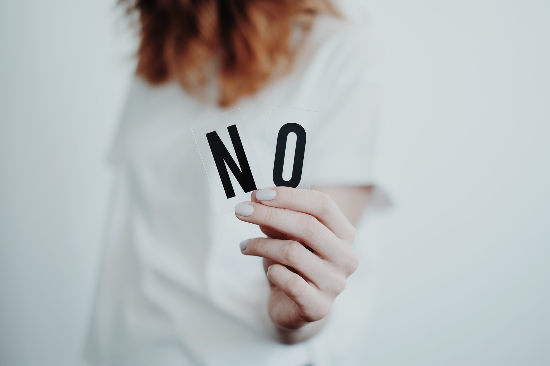 Say 'no' when you mean 'no'
