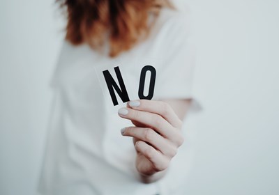 Say 'no' when you mean 'no'
