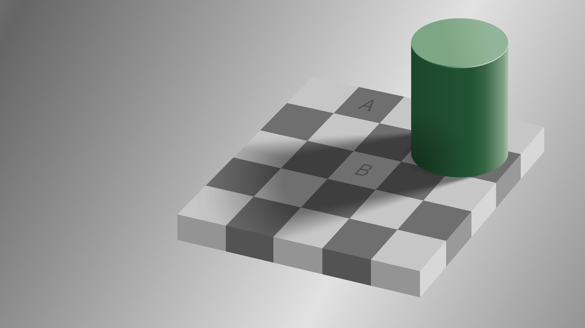 The checkerboard illusion - and using perspective