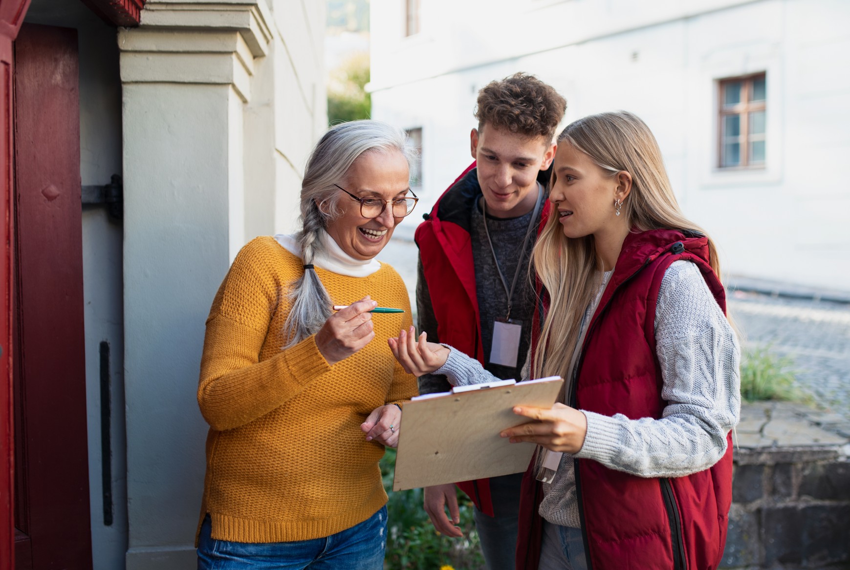 Door knocking can still work in sales